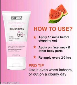 SOPHIN Watermelon Cooling Sunscreen SPF 50