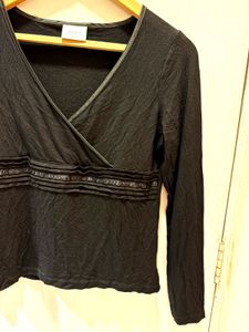 Beautiful Black Full Sleeve Top