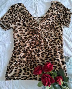 Animal Print Top
