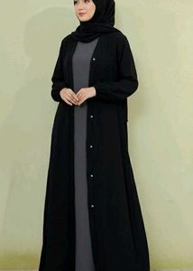 Black College Abaya XL