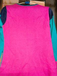 Color Block Knit Sweater