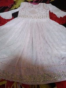 Embroidered Anarkali Dress