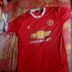 It Is A Football Jersey I Red Colour