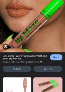 Lime Crime Lip Blaze Liquid Lipstick