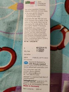 Sebamed Anti Dandruff Shampoo