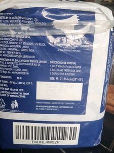 Combo Solimo Adult Diapers Medium (M) Si