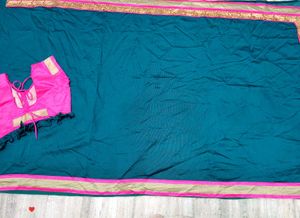 Elegant Green Saree