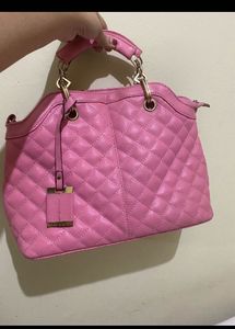 Orginal Mark &amp; Keith Pink Solid  Handheld  Bag