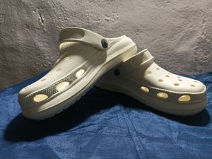 White Crocs Unisex Size 9