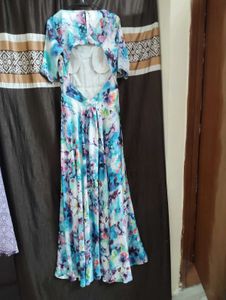 Watercolor Floral Maxi Dress