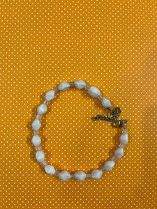 White Beads Bracelet