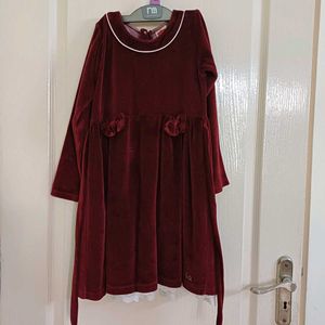 612 League Cute Vintage Velvet Party Frock