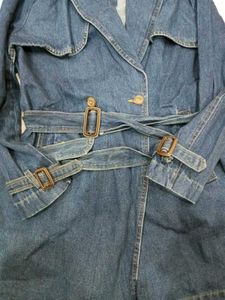 Dashing Denim Trench Coat
