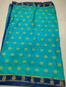 Elegant Teal Saree