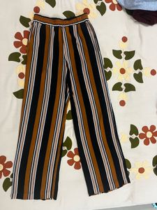 Striped Wide Leg Pants