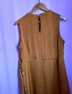 3XL Mustard Partywear Maxi Dress