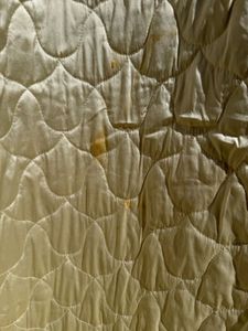 Beige And Gold Bedcover With Cushions