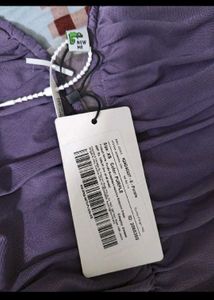 (Purple ruched mini micro dress)