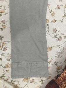 casual dailywear grey cotton shirt