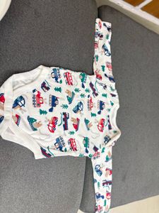 Cute Car Print Onesie