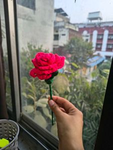 Handmade Crochet Rose