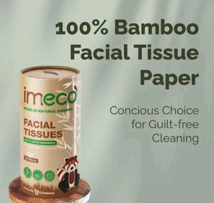 Car Bamboo Facial Tissues pack of 2