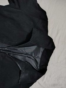 Velvet Black Cropped Jacket