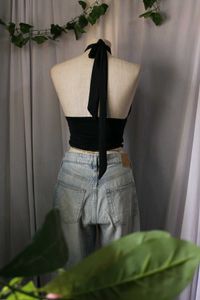 Zara Criss Cross Halter Top
