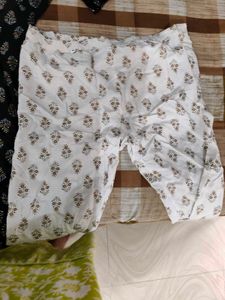 Black And White Kurta Set