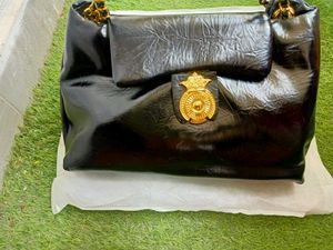 WOMEN'S IMPORTED PURE LEATHER Black Handba