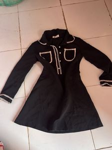 Chic Black Shirt Dress
