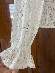 White Lace Top