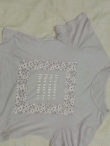 Crop Lavender T Shirt