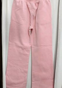 Pink Wide Leg Sweatpants