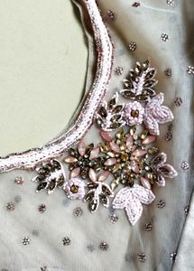 Floral Embroidered Fabric
