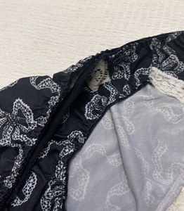 Printed Lace Trim Brief