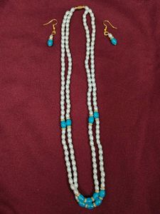 Elegant Pearl Necklace Set