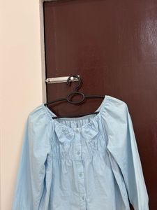 Blue Cute Top