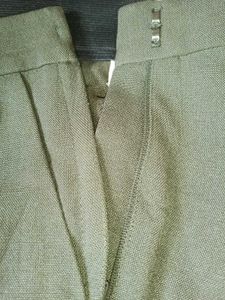 Olive Green Wide Leg Pants