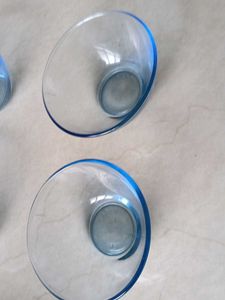 Blue Tinted Glass Bowls