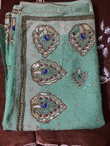 bridal  / wedding function saree with blous