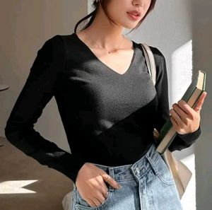 Black Long Sleeve Top