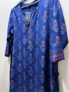 Blue Printed Kurta