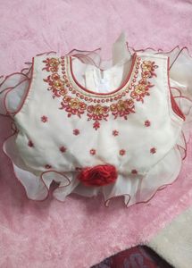 White Frock For 2 To 3 Yr Old Girl