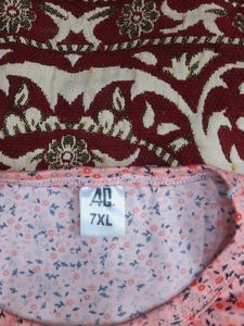 Pink Colour Night Suit