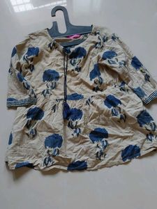 Cute Floral Girls Top