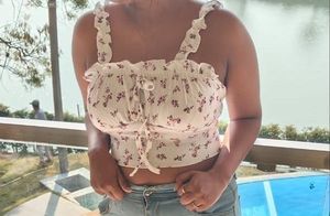 Floral Printed Crop Top