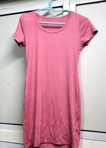 Pink Bodycon Mini Dress
