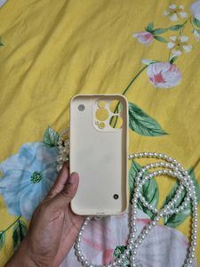 Pearl Phone Case With Strap Holder