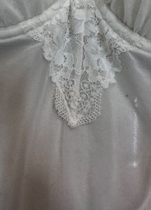 White Lace Bodysuit Lingerie 32/34/36